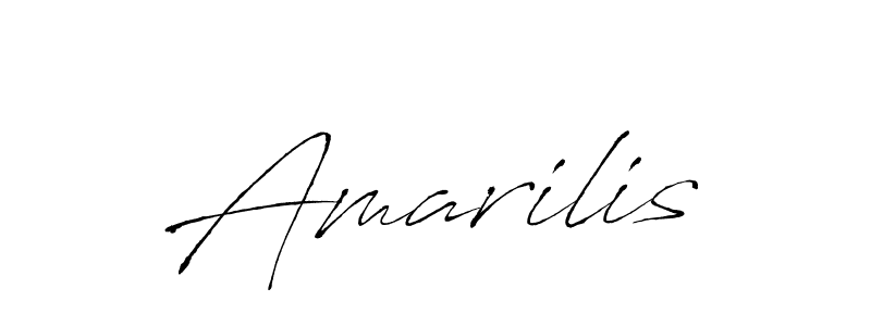 Design your own signature with our free online signature maker. With this signature software, you can create a handwritten (Antro_Vectra) signature for name Amarilis. Amarilis signature style 6 images and pictures png