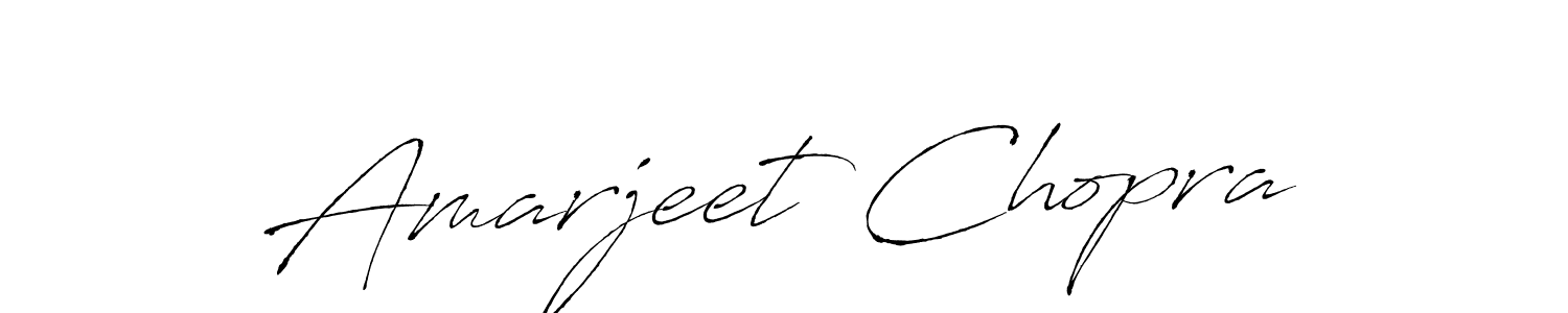 Make a beautiful signature design for name Amarjeet Chopra. With this signature (Antro_Vectra) style, you can create a handwritten signature for free. Amarjeet Chopra signature style 6 images and pictures png