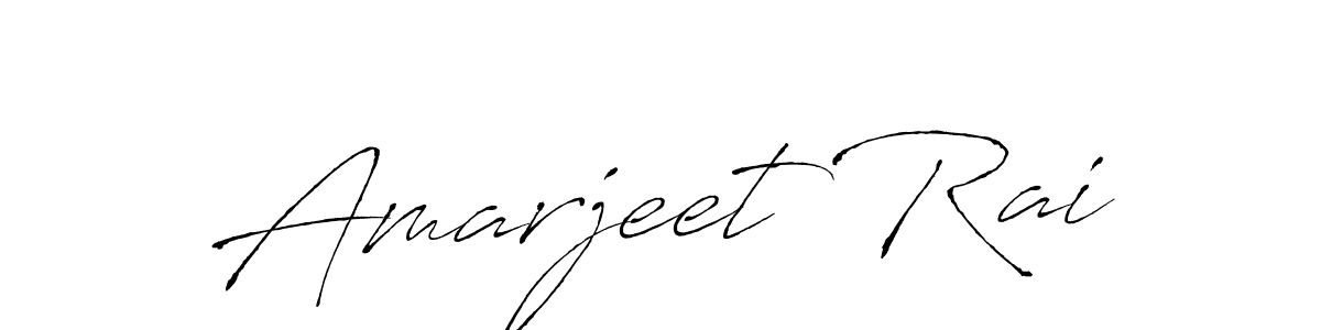 Create a beautiful signature design for name Amarjeet Rai. With this signature (Antro_Vectra) fonts, you can make a handwritten signature for free. Amarjeet Rai signature style 6 images and pictures png
