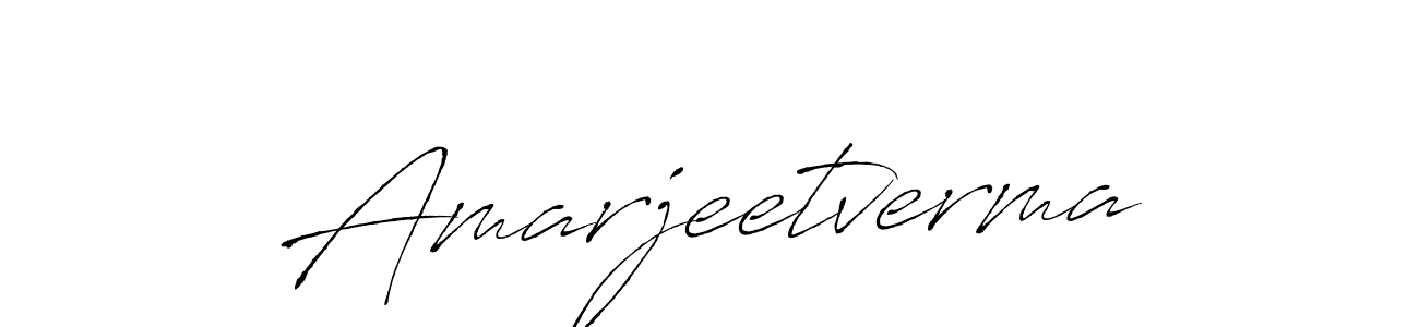 Create a beautiful signature design for name Amarjeetverma. With this signature (Antro_Vectra) fonts, you can make a handwritten signature for free. Amarjeetverma signature style 6 images and pictures png