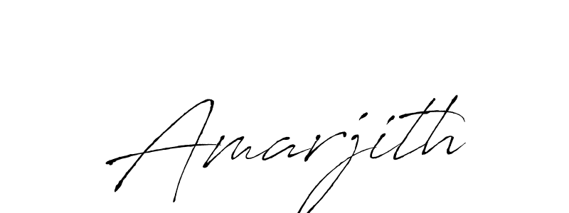 Use a signature maker to create a handwritten signature online. With this signature software, you can design (Antro_Vectra) your own signature for name Amarjith. Amarjith signature style 6 images and pictures png