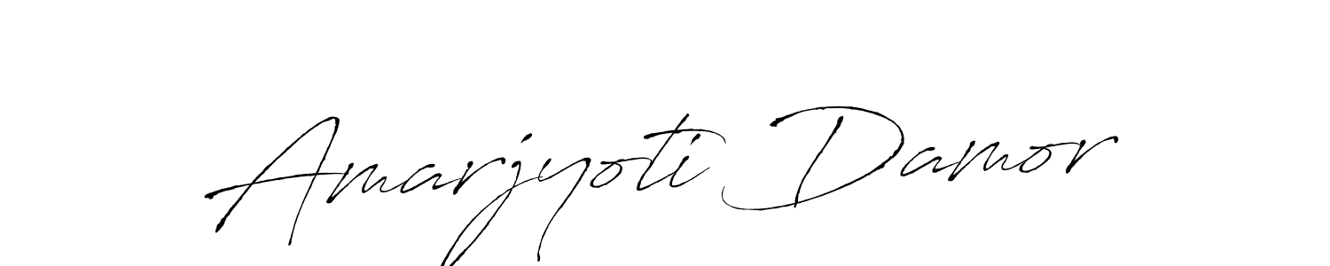 How to make Amarjyoti Damor name signature. Use Antro_Vectra style for creating short signs online. This is the latest handwritten sign. Amarjyoti Damor signature style 6 images and pictures png