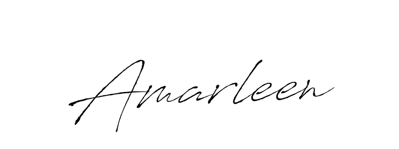 Make a beautiful signature design for name Amarleen. With this signature (Antro_Vectra) style, you can create a handwritten signature for free. Amarleen signature style 6 images and pictures png