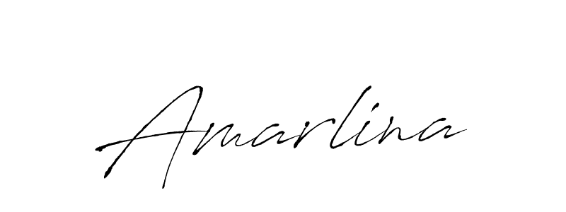 How to make Amarlina signature? Antro_Vectra is a professional autograph style. Create handwritten signature for Amarlina name. Amarlina signature style 6 images and pictures png