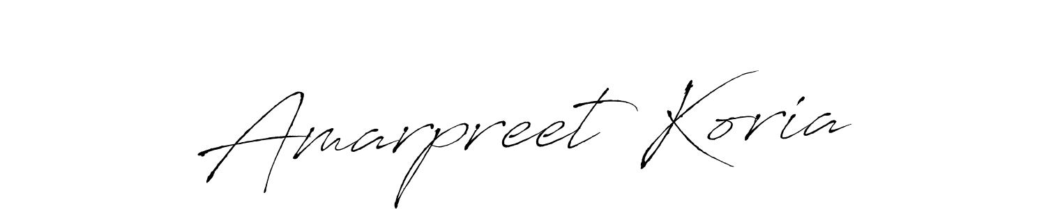 It looks lik you need a new signature style for name Amarpreet Koria. Design unique handwritten (Antro_Vectra) signature with our free signature maker in just a few clicks. Amarpreet Koria signature style 6 images and pictures png