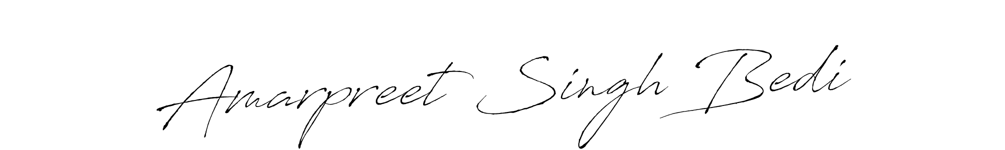 Also we have Amarpreet Singh Bedi name is the best signature style. Create professional handwritten signature collection using Antro_Vectra autograph style. Amarpreet Singh Bedi signature style 6 images and pictures png