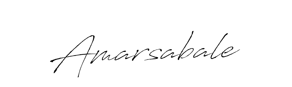 Make a beautiful signature design for name Amarsabale. With this signature (Antro_Vectra) style, you can create a handwritten signature for free. Amarsabale signature style 6 images and pictures png