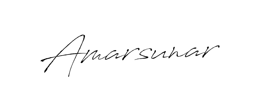 Make a beautiful signature design for name Amarsunar. With this signature (Antro_Vectra) style, you can create a handwritten signature for free. Amarsunar signature style 6 images and pictures png