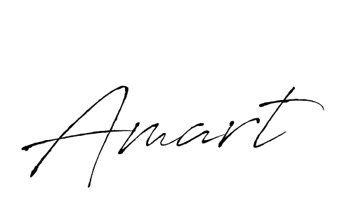 Use a signature maker to create a handwritten signature online. With this signature software, you can design (Antro_Vectra) your own signature for name Amart. Amart signature style 6 images and pictures png