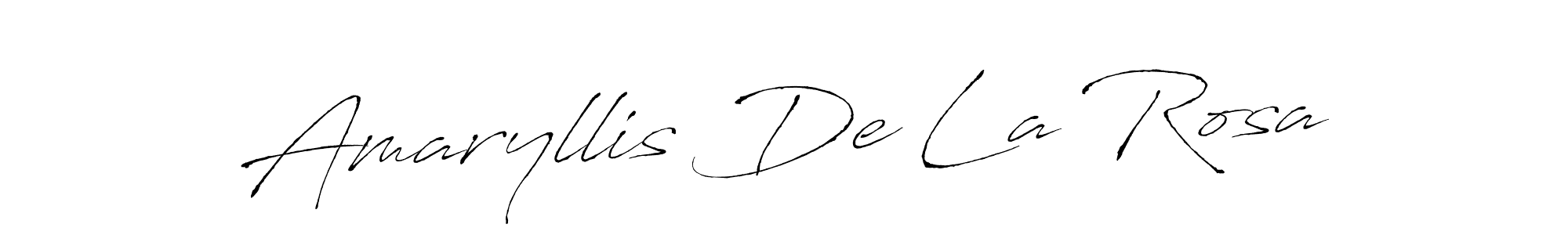 See photos of Amaryllis De La Rosa official signature by Spectra . Check more albums & portfolios. Read reviews & check more about Antro_Vectra font. Amaryllis De La Rosa signature style 6 images and pictures png