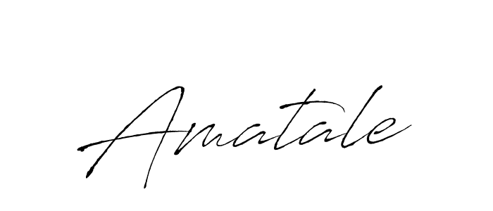 Make a beautiful signature design for name Amatale. With this signature (Antro_Vectra) style, you can create a handwritten signature for free. Amatale signature style 6 images and pictures png