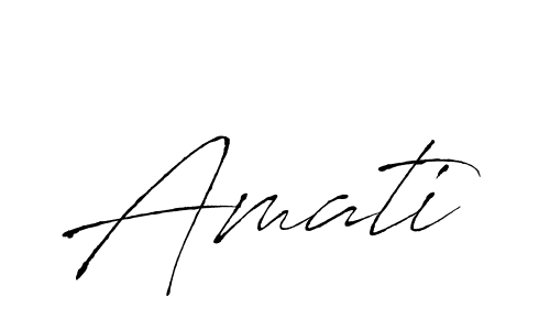 Antro_Vectra is a professional signature style that is perfect for those who want to add a touch of class to their signature. It is also a great choice for those who want to make their signature more unique. Get Amati name to fancy signature for free. Amati signature style 6 images and pictures png