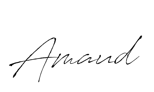 Amaud stylish signature style. Best Handwritten Sign (Antro_Vectra) for my name. Handwritten Signature Collection Ideas for my name Amaud. Amaud signature style 6 images and pictures png