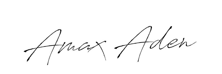 Use a signature maker to create a handwritten signature online. With this signature software, you can design (Antro_Vectra) your own signature for name Amax Aden. Amax Aden signature style 6 images and pictures png