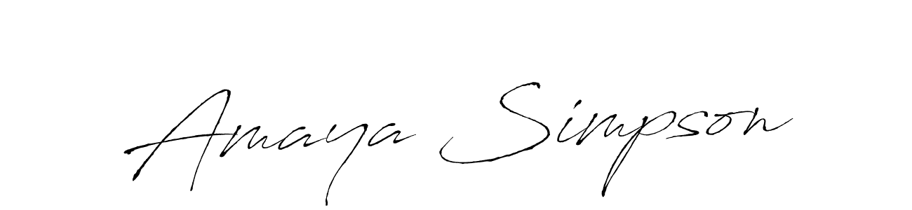 See photos of Amaya Simpson official signature by Spectra . Check more albums & portfolios. Read reviews & check more about Antro_Vectra font. Amaya Simpson signature style 6 images and pictures png
