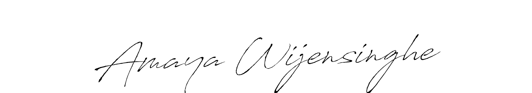 Use a signature maker to create a handwritten signature online. With this signature software, you can design (Antro_Vectra) your own signature for name Amaya Wijensinghe. Amaya Wijensinghe signature style 6 images and pictures png