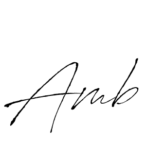 Use a signature maker to create a handwritten signature online. With this signature software, you can design (Antro_Vectra) your own signature for name Amb. Amb signature style 6 images and pictures png