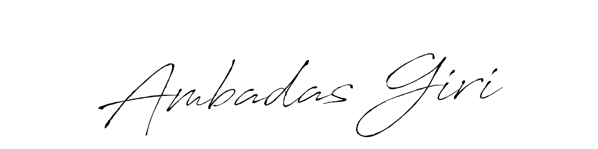 This is the best signature style for the Ambadas Giri name. Also you like these signature font (Antro_Vectra). Mix name signature. Ambadas Giri signature style 6 images and pictures png