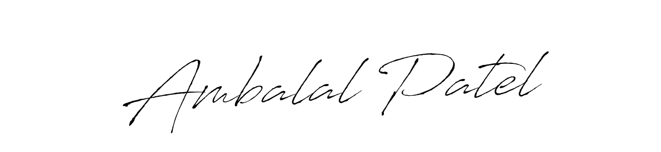 You should practise on your own different ways (Antro_Vectra) to write your name (Ambalal Patel) in signature. don't let someone else do it for you. Ambalal Patel signature style 6 images and pictures png