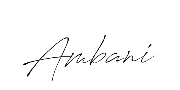 Create a beautiful signature design for name Ambani. With this signature (Antro_Vectra) fonts, you can make a handwritten signature for free. Ambani signature style 6 images and pictures png