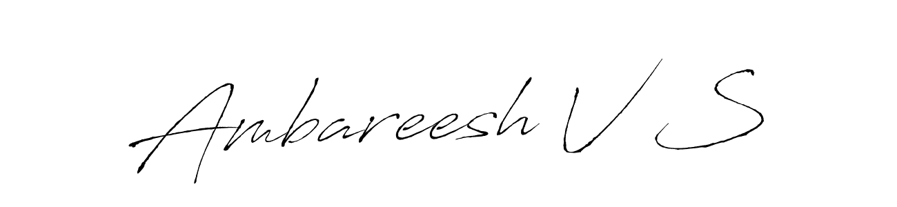 Once you've used our free online signature maker to create your best signature Antro_Vectra style, it's time to enjoy all of the benefits that Ambareesh V S name signing documents. Ambareesh V S signature style 6 images and pictures png