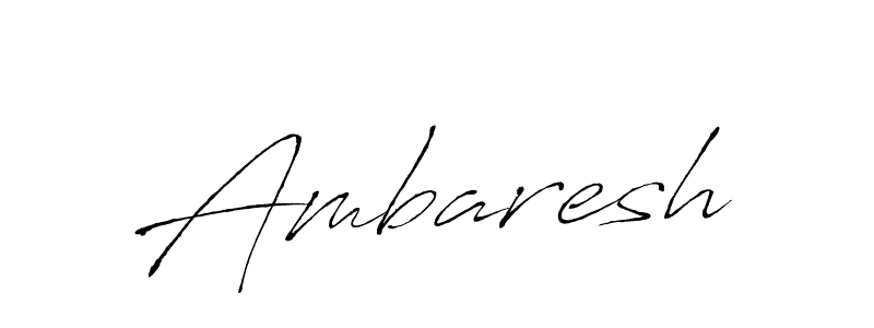 Create a beautiful signature design for name Ambaresh. With this signature (Antro_Vectra) fonts, you can make a handwritten signature for free. Ambaresh signature style 6 images and pictures png