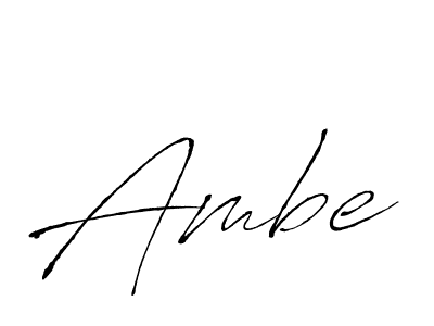 Also we have Ambe name is the best signature style. Create professional handwritten signature collection using Antro_Vectra autograph style. Ambe signature style 6 images and pictures png