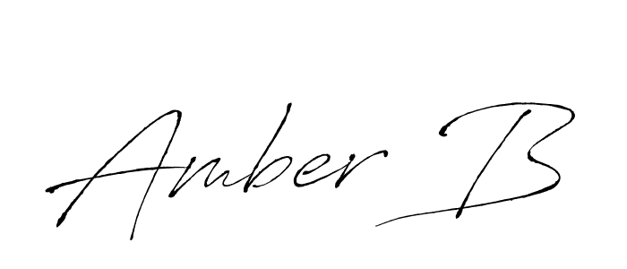 How to make Amber B signature? Antro_Vectra is a professional autograph style. Create handwritten signature for Amber B name. Amber B signature style 6 images and pictures png