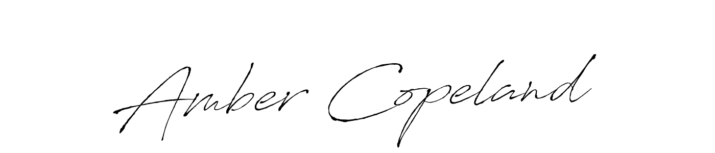 Create a beautiful signature design for name Amber Copeland. With this signature (Antro_Vectra) fonts, you can make a handwritten signature for free. Amber Copeland signature style 6 images and pictures png