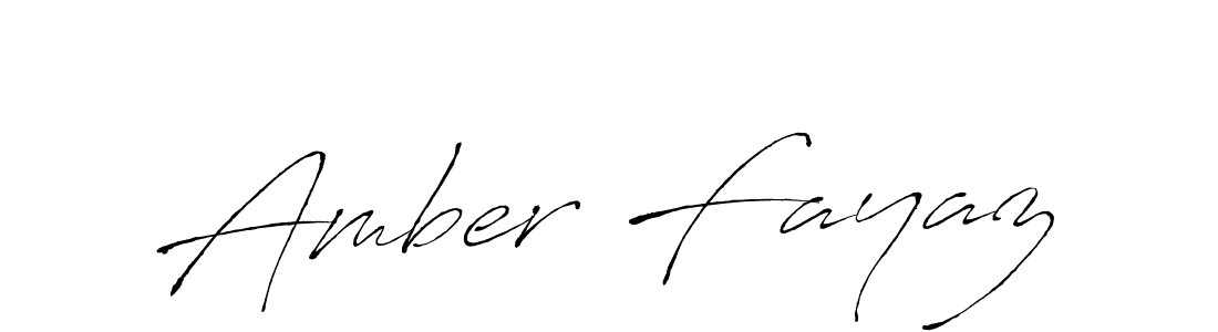 Make a beautiful signature design for name Amber Fayaz. Use this online signature maker to create a handwritten signature for free. Amber Fayaz signature style 6 images and pictures png