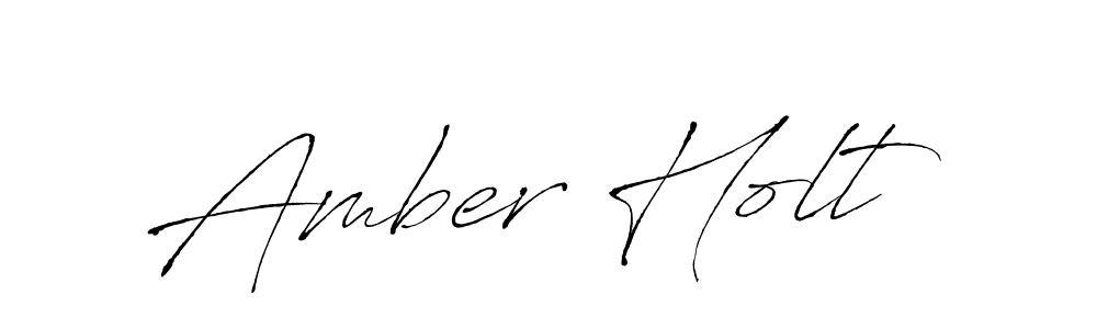 How to make Amber Holt name signature. Use Antro_Vectra style for creating short signs online. This is the latest handwritten sign. Amber Holt signature style 6 images and pictures png