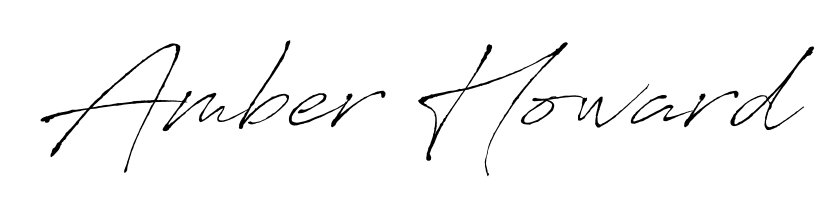 Upgrade your professional image with Amber Howard signature created with Antro_Vectra font. Fast, free, and watermark-free download. Amber Howard signature style 6 images and pictures png