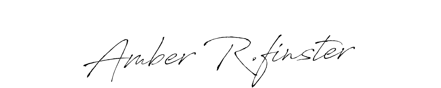 Also we have Amber R.finster name is the best signature style. Create professional handwritten signature collection using Antro_Vectra autograph style. Amber R.finster signature style 6 images and pictures png