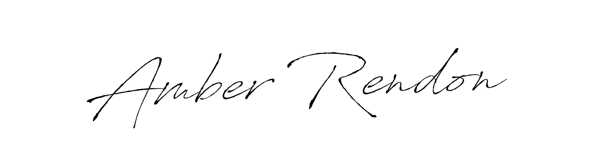Design your own signature with our free online signature maker. With this signature software, you can create a handwritten (Antro_Vectra) signature for name Amber Rendon. Amber Rendon signature style 6 images and pictures png