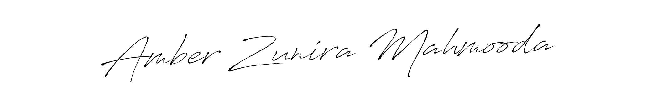 How to make Amber Zunira Mahmooda signature? Antro_Vectra is a professional autograph style. Create handwritten signature for Amber Zunira Mahmooda name. Amber Zunira Mahmooda signature style 6 images and pictures png