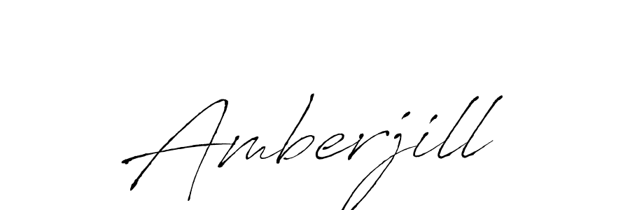 Amberjill stylish signature style. Best Handwritten Sign (Antro_Vectra) for my name. Handwritten Signature Collection Ideas for my name Amberjill. Amberjill signature style 6 images and pictures png