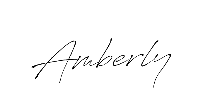 Amberly stylish signature style. Best Handwritten Sign (Antro_Vectra) for my name. Handwritten Signature Collection Ideas for my name Amberly. Amberly signature style 6 images and pictures png