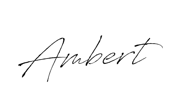 Use a signature maker to create a handwritten signature online. With this signature software, you can design (Antro_Vectra) your own signature for name Ambert. Ambert signature style 6 images and pictures png