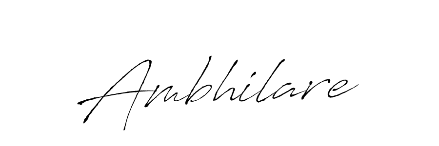 Use a signature maker to create a handwritten signature online. With this signature software, you can design (Antro_Vectra) your own signature for name Ambhilare. Ambhilare signature style 6 images and pictures png
