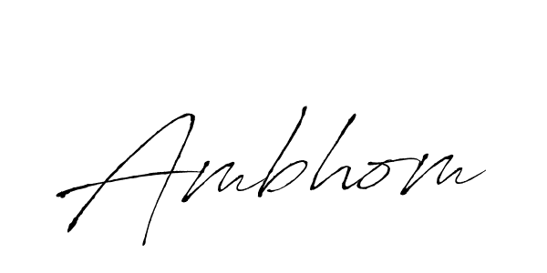 Also You can easily find your signature by using the search form. We will create Ambhom name handwritten signature images for you free of cost using Antro_Vectra sign style. Ambhom signature style 6 images and pictures png