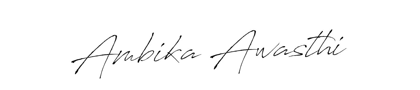 You should practise on your own different ways (Antro_Vectra) to write your name (Ambika Awasthi) in signature. don't let someone else do it for you. Ambika Awasthi signature style 6 images and pictures png