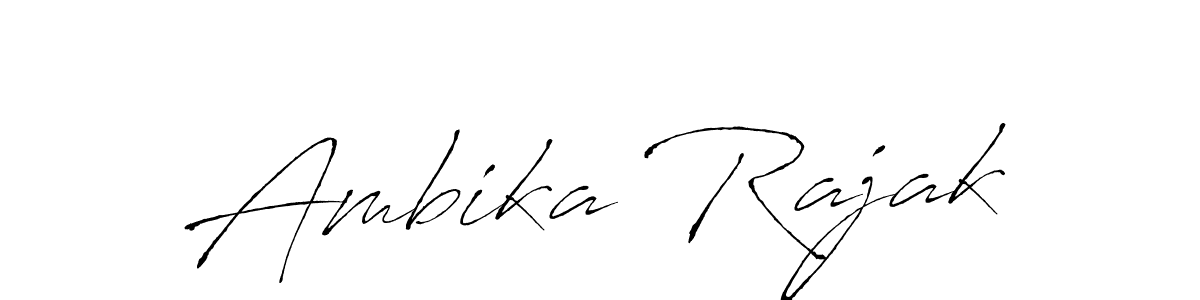 Also we have Ambika Rajak name is the best signature style. Create professional handwritten signature collection using Antro_Vectra autograph style. Ambika Rajak signature style 6 images and pictures png