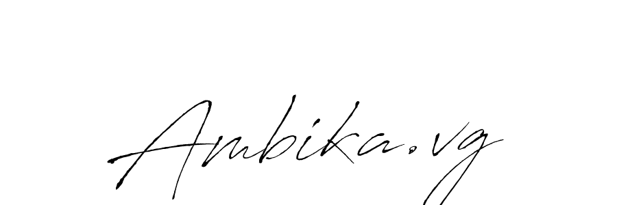 How to make Ambika.vg name signature. Use Antro_Vectra style for creating short signs online. This is the latest handwritten sign. Ambika.vg signature style 6 images and pictures png