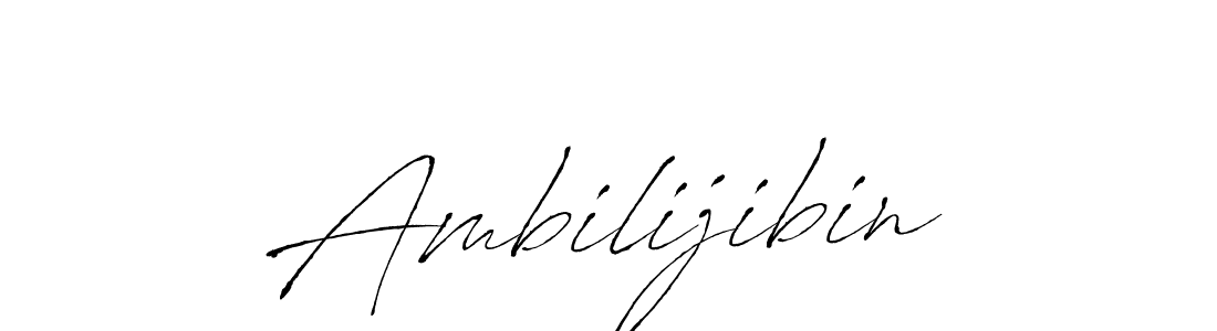 Create a beautiful signature design for name Ambilijibin. With this signature (Antro_Vectra) fonts, you can make a handwritten signature for free. Ambilijibin signature style 6 images and pictures png
