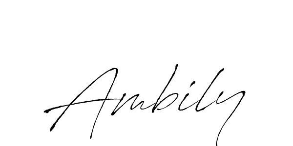 You can use this online signature creator to create a handwritten signature for the name Ambily. This is the best online autograph maker. Ambily signature style 6 images and pictures png