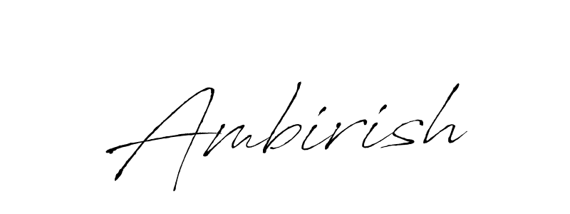 Also we have Ambirish name is the best signature style. Create professional handwritten signature collection using Antro_Vectra autograph style. Ambirish signature style 6 images and pictures png