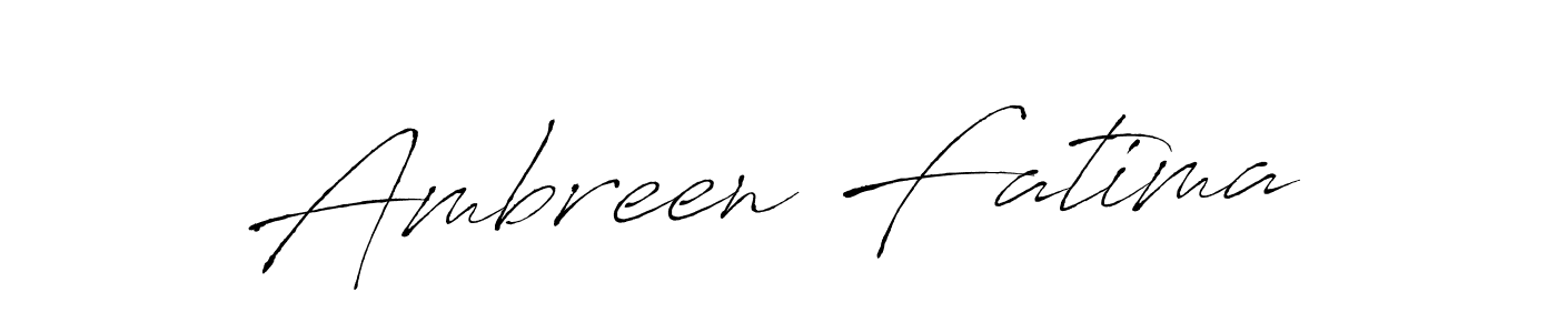 How to make Ambreen Fatima signature? Antro_Vectra is a professional autograph style. Create handwritten signature for Ambreen Fatima name. Ambreen Fatima signature style 6 images and pictures png