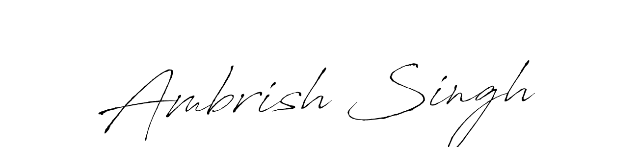Also You can easily find your signature by using the search form. We will create Ambrish Singh name handwritten signature images for you free of cost using Antro_Vectra sign style. Ambrish Singh signature style 6 images and pictures png