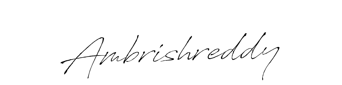 Make a beautiful signature design for name Ambrishreddy. Use this online signature maker to create a handwritten signature for free. Ambrishreddy signature style 6 images and pictures png
