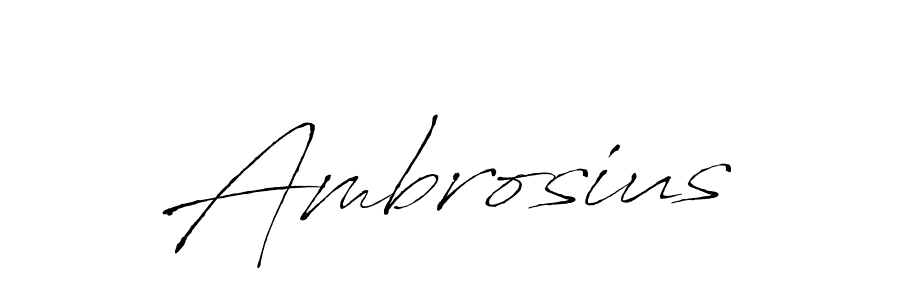 Use a signature maker to create a handwritten signature online. With this signature software, you can design (Antro_Vectra) your own signature for name Ambrosius. Ambrosius signature style 6 images and pictures png